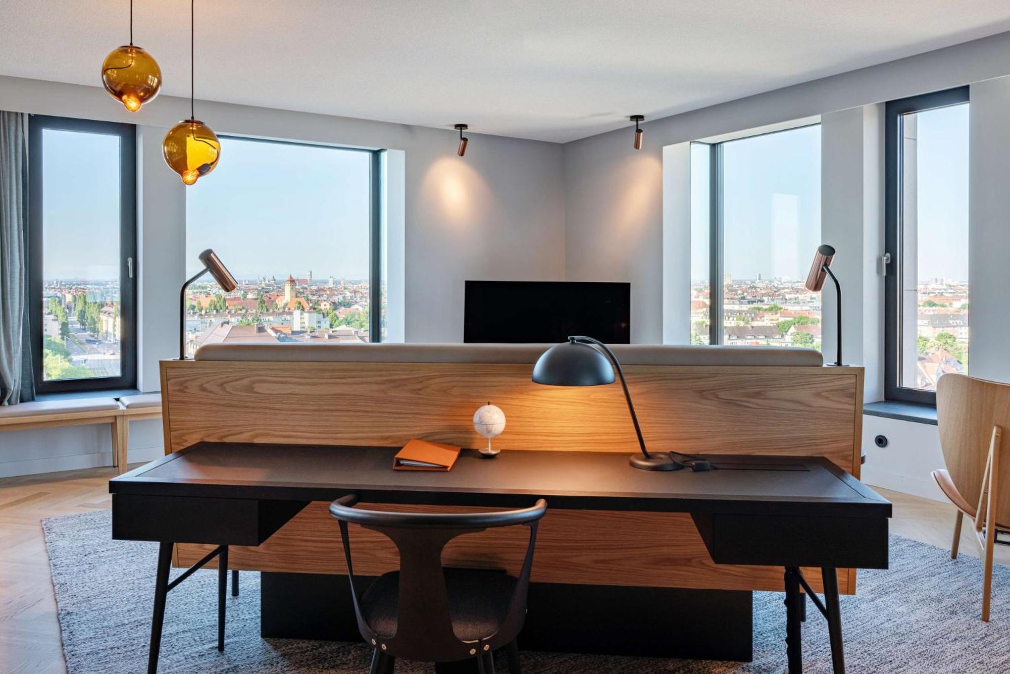 Готель Andaz Munich Schwabinger Tor, By Hyatt Екстер'єр фото A work space in a serviced apartment