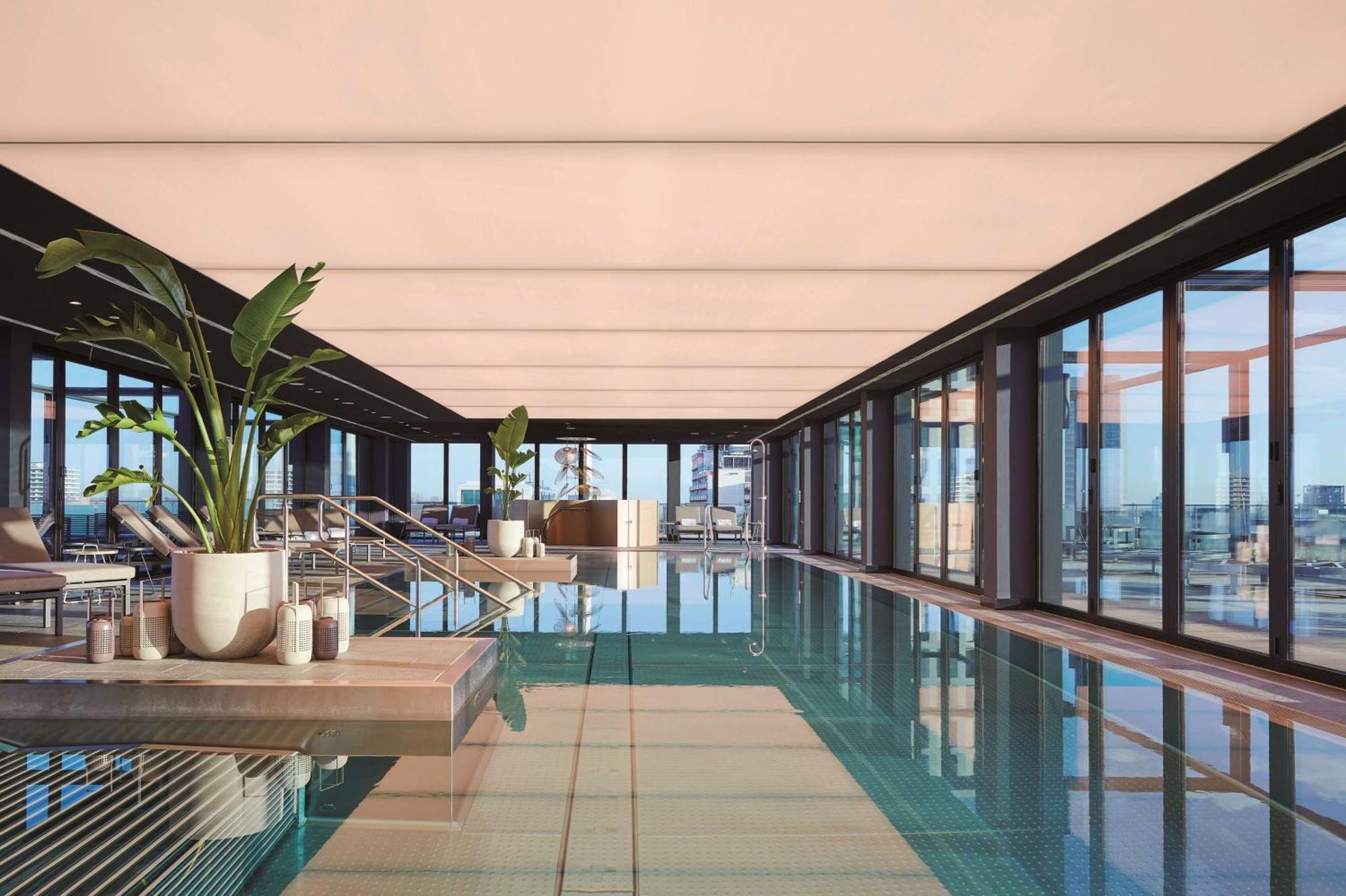 Готель Andaz Munich Schwabinger Tor, By Hyatt Екстер'єр фото The pool at the 101st floor